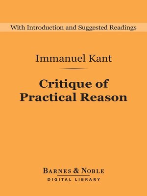 cover image of Critique of Practical Reason